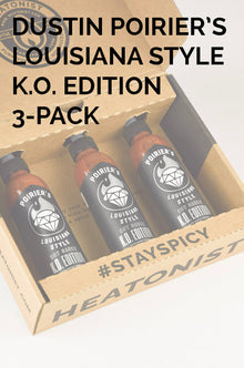Dustin Poirier Hot Sauce - KO Edition 3 Pack V7