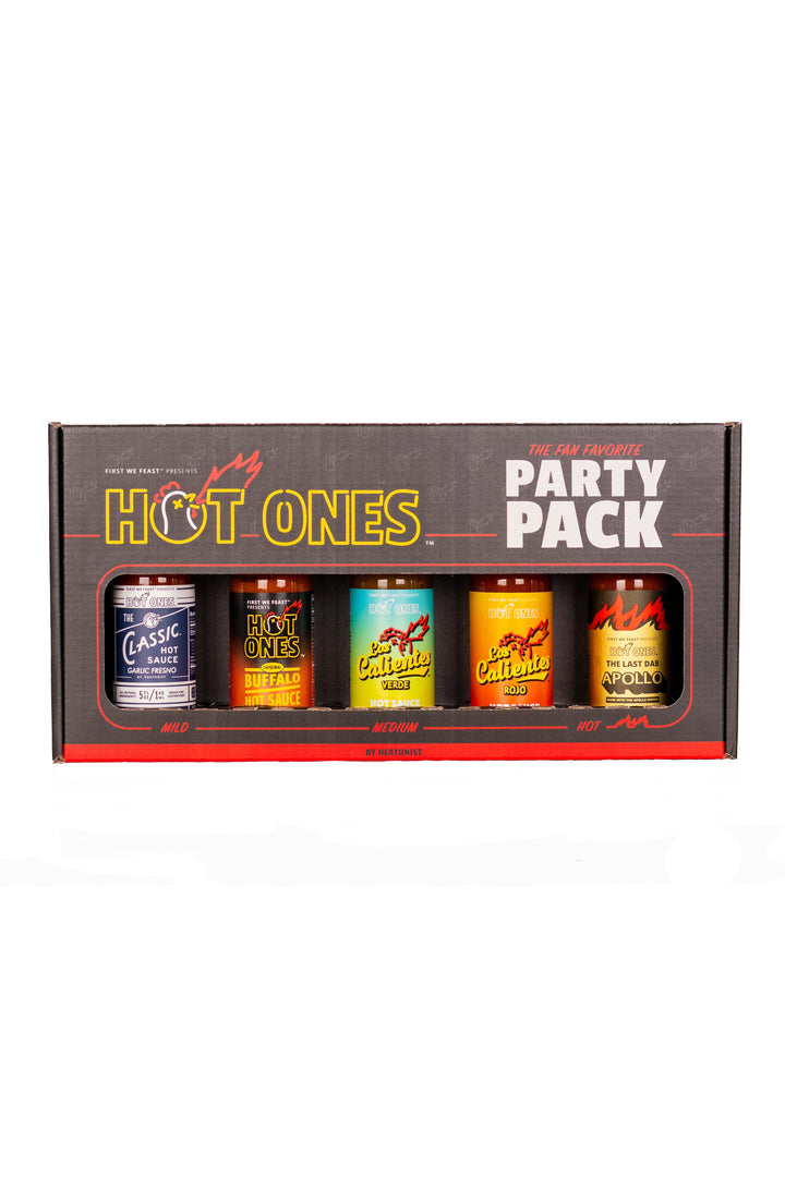 Fan Favorite Party Pack | Hot Ones Hot Sauce J6
