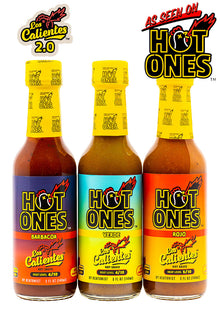 Los Calientes Trio Pack | Hot Ones Hot Sauce J2