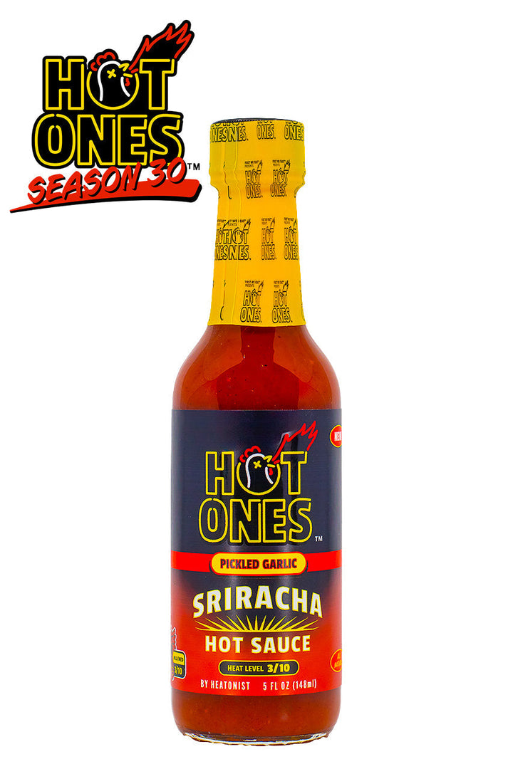 Pickled Garlic Sriracha | Hot Ones Hot Sauce T2