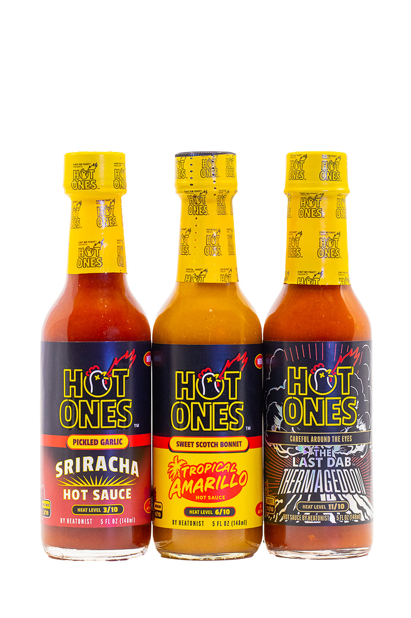 Hot Ones Hot Sauce Trio Pack - Season 28 A5