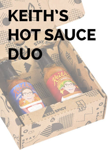 Chicken & Burger Hot Sauce Duo Pack | Keith's X6