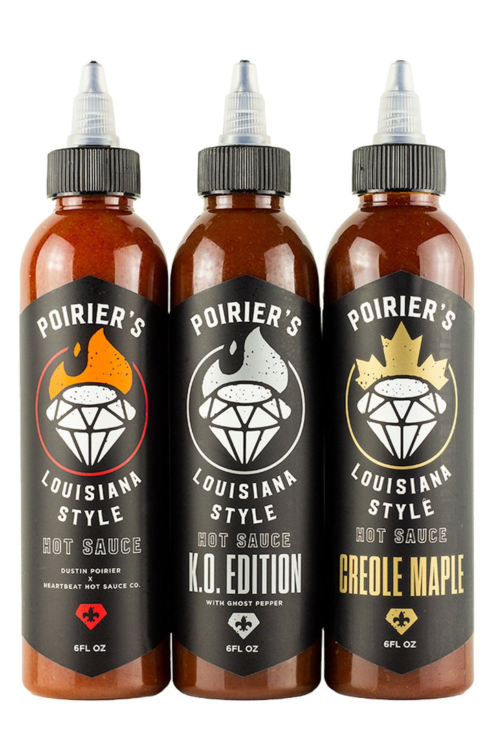 Poirier's Louisiana Style Hot Sauce Trio Pack | Dustin Poirier’s Louisiana Style I8